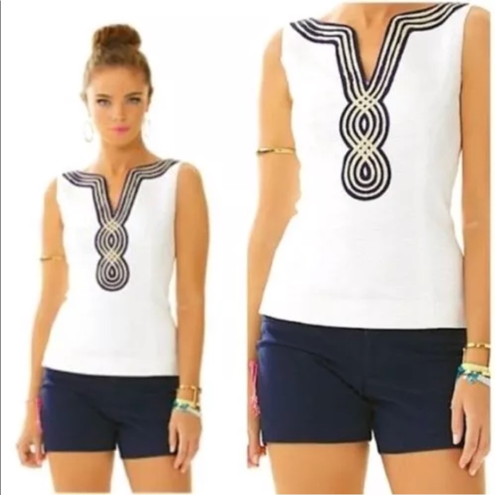 Lilly Pulitzer NWT Janice top size 6